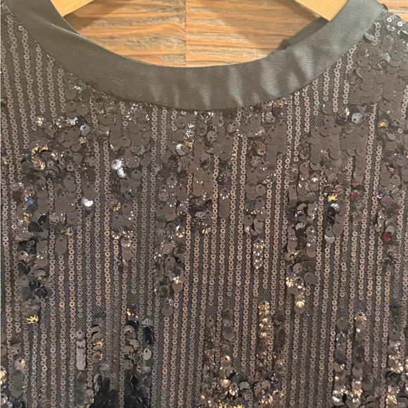 Zara Black Sequin Mini Dress - Picture 5 of 8